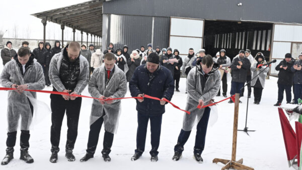 Состоялось торжественное открытие после реконструкции молочно-товарного комплекса УКСП «Совхоз «Ольса» у деревни Биордо
