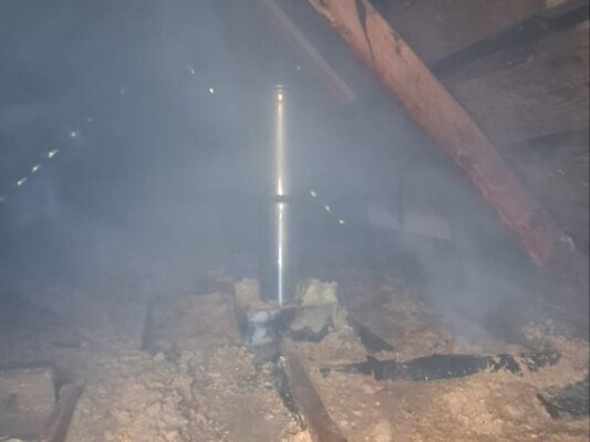 На улице Первомайской в Кличеве горела баня