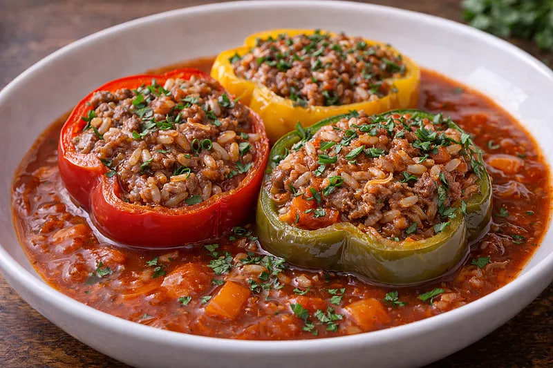 Это вкусно: фаршированные перцы