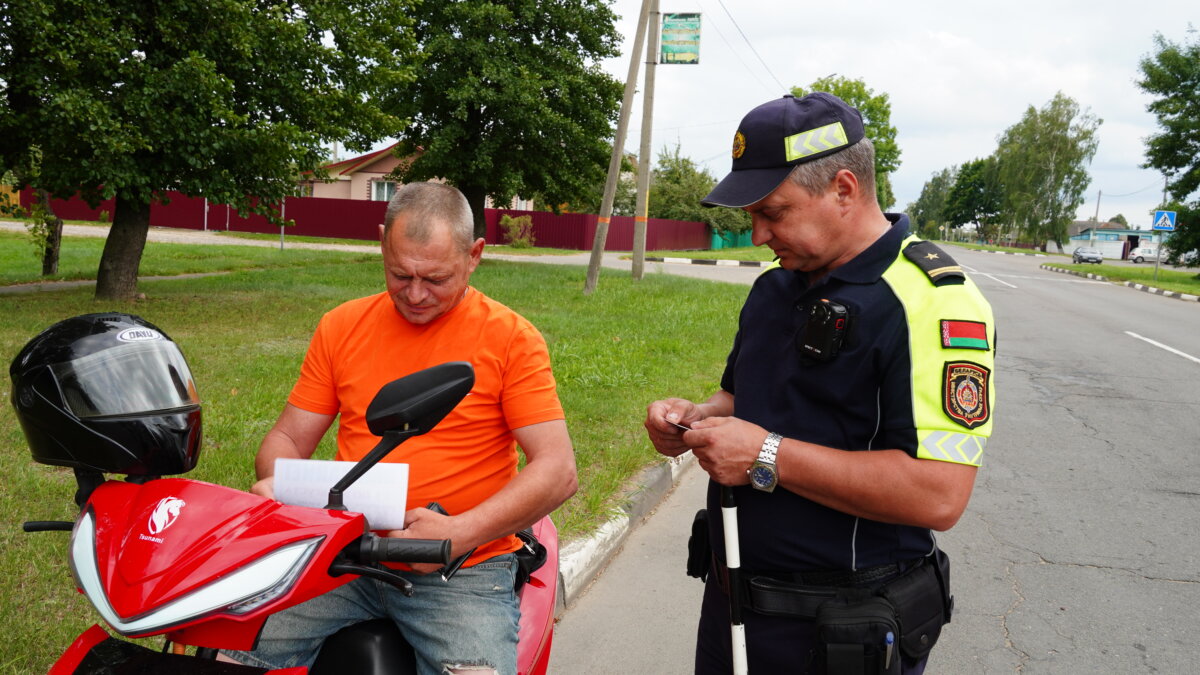 В районе продолжается республиканская акция «Мотоциклист»